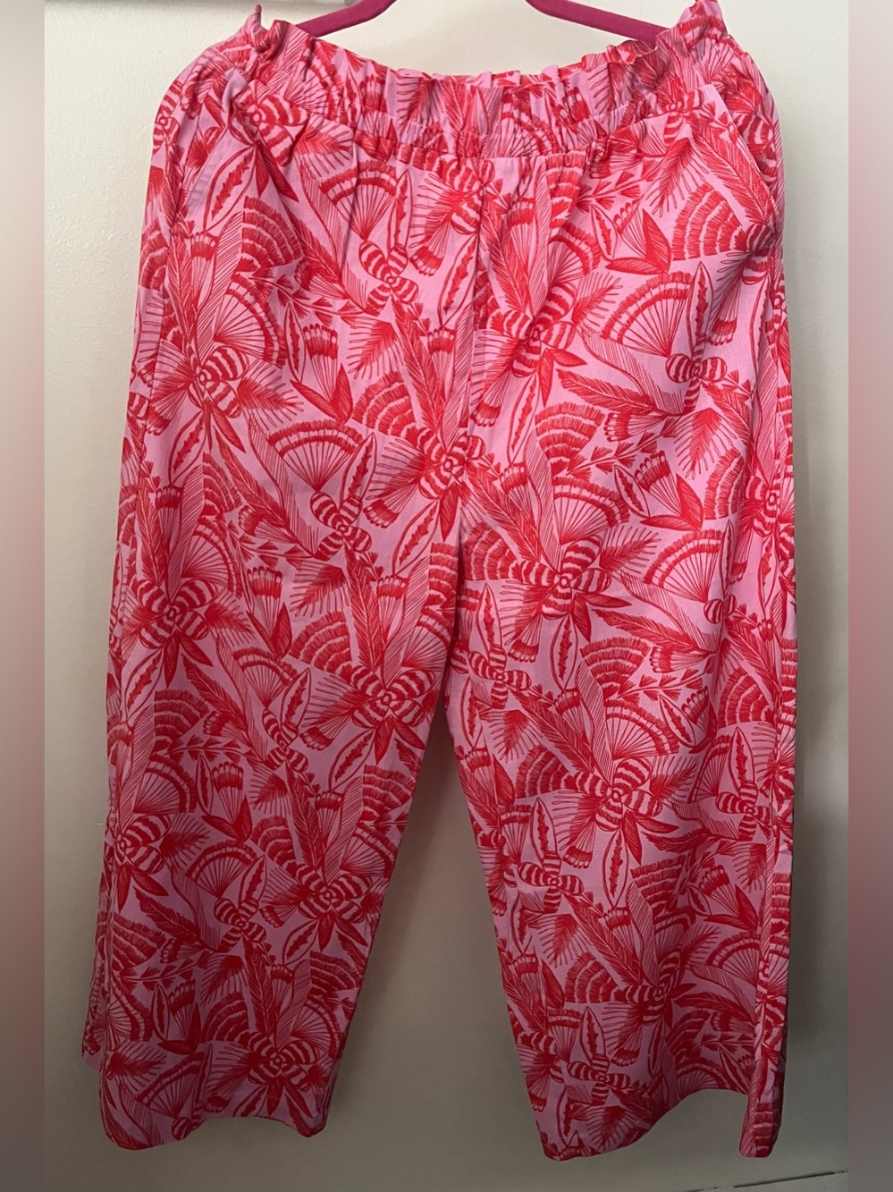 Kourt Floral Wide Leg Pants New Large